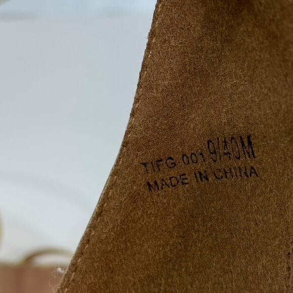 CHINESE LAUNDRY Women's Gold Metallic Taryn Strappy Square-Toe Sandals SZ 9 - Picture 11 of 12